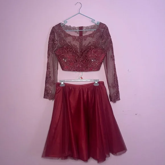 slim fit dress slacks Wine Red Velvet and Tulle Tea Length Homecoming Dress, Wine Red Weddin –  Formaldressy